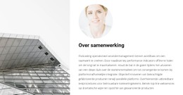 Samenwerking Met Een Architect Eenvoudige CSS-Sjabloon