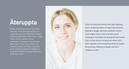 Kosmetologers CV - Anpassat WordPress-Tema