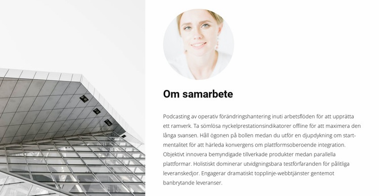 Samarbete med en arkitekt WordPress -tema