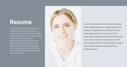 Cosmetologist'S Resume - Website Template