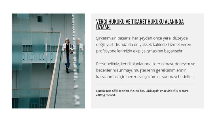 Hukuki danışmanlık Web sitesi tasarımı