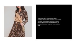 Free CSS For Trendy Dresses