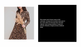 Robes À La Mode - Prototype De Site Web