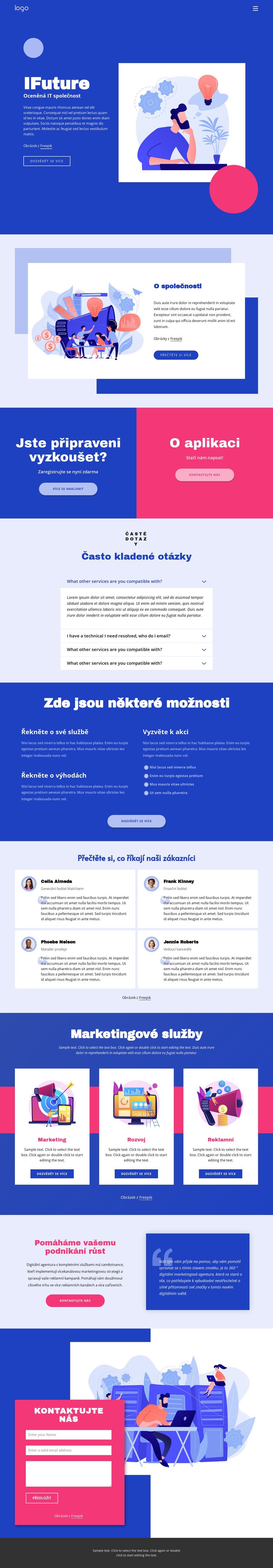 IT řešení a marketing Téma WordPress