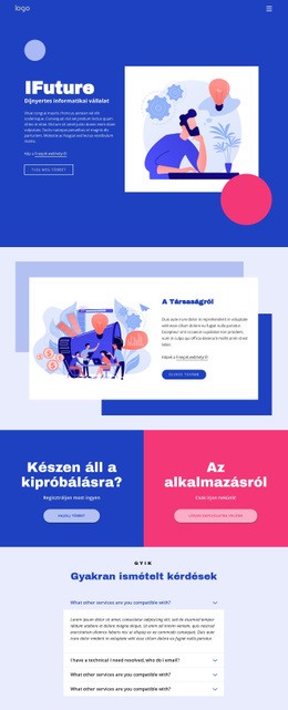 Prémium Webhelytervezés IT Megoldások És Marketing Számára