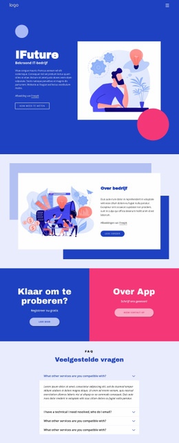 Premium Website-Ontwerp Voor IT-Oplossingen En Marketing