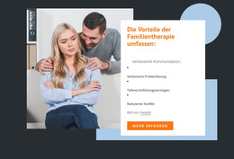 Integriertes Mehrfachlayout Für Die Vorteile Der Familientherapie