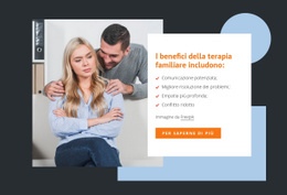 I Benefici Della Terapia Familiare - Modello HTML5 Multiuso