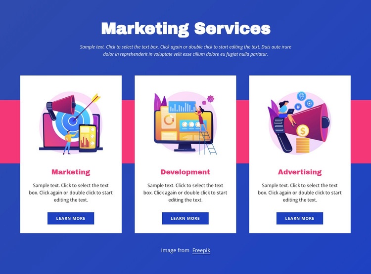 Marketingové služby Html Website Builder