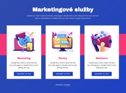 Marketingové Služby Šablona Html