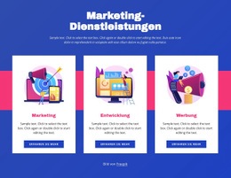 Marketing-Dienstleistungen