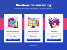 Services De Marketing - Modèle De Site Web Joomla