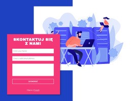 Formularz Kontaktowy Ze Zdjęciem I Kształtem - Projekt Funkcjonalności