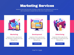 Marketing Services - Templates Website Design