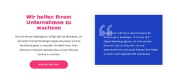 Zitat Auf Hintergrund Und Text – Kostenlose HTML5-Vorlage