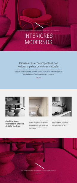 Mobiliario Art Nouveau Plantilla HTML