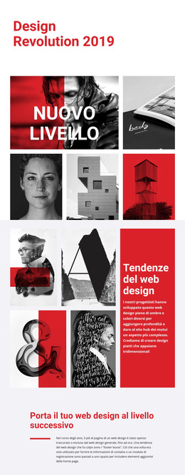 Rivoluzione Del Design Dell'Arte - Modello Per La Creazione Di Siti Web