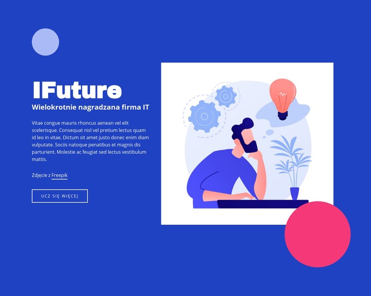 Usługi doradcze i wsparcia IT Szablon CSS