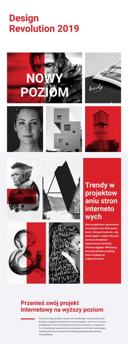 Rewolucja W Projektowaniu Sztuki - Szablon Kreatora Stron Internetowych
