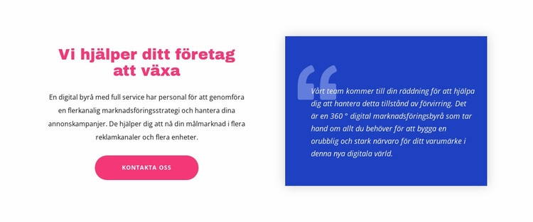 Citat om bakgrund och text WordPress -tema