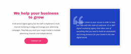 Quote On Background And Text - Free Website Template