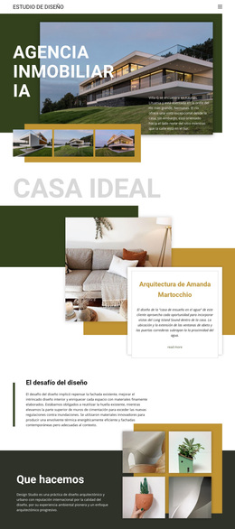 Agencia Inmobiliaria De Ensueño - Tema De WordPress