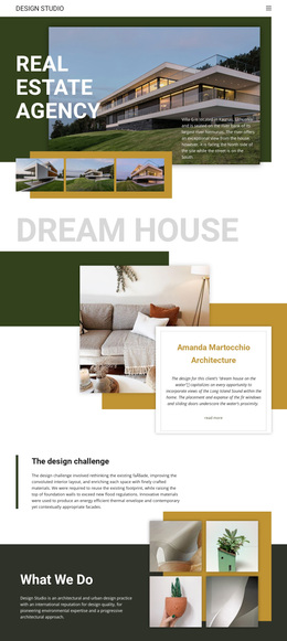 Dream Real Estate Agency - Online Templates