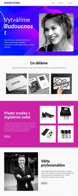 Vyvíjíme Jádro Značky – Jednoduchá HTML Šablona