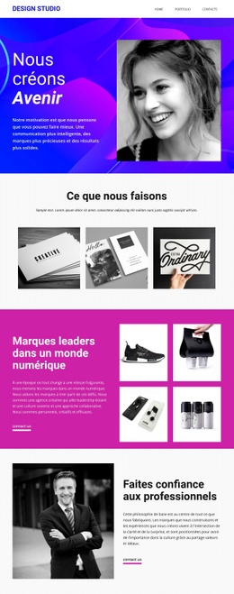 Conception De Site Web Pour Art Et Design Progressifs