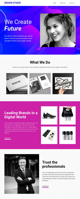 We Develop The Brand’S Core - Simple HTML Template