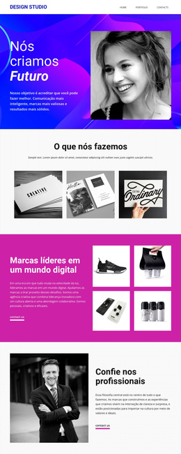 Arte E Design Progressivos - Página De Destino Para Celular