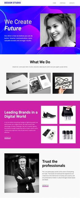 We Develop The Brand’S Core - Custom WordPress Theme