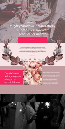 Producenci Luksusowych Ślubów - Responsywny Szablon HTML5
