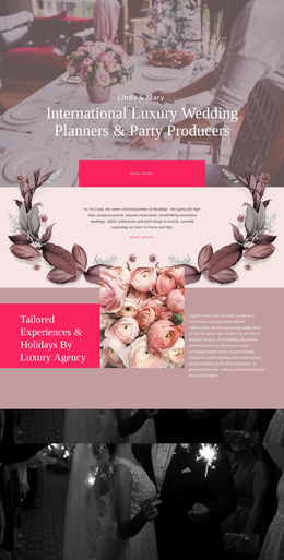 Free Web Design For Luxury Wedding Producers