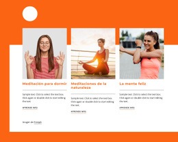 Sobre La Meditación - Hermoso Diseño De Sitio Web