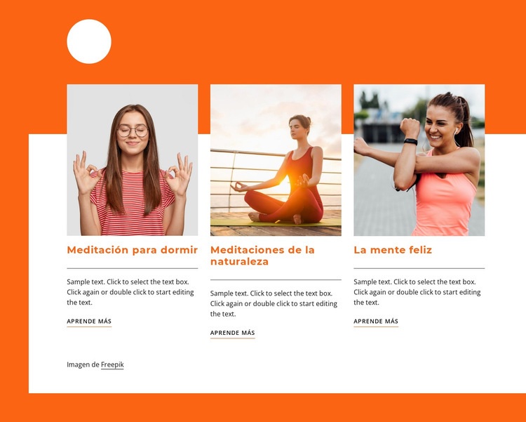 Sobre la meditación Diseño de páginas web