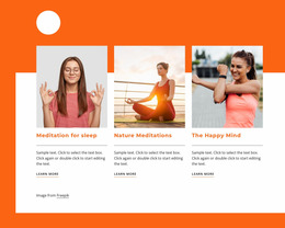 About Meditation - Create HTML Page Online