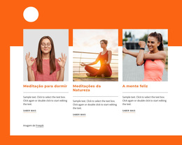 Site WordPress Para Sobre Meditação