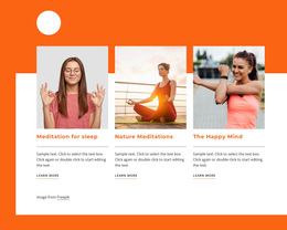 About Meditation - Responsive Website Templates