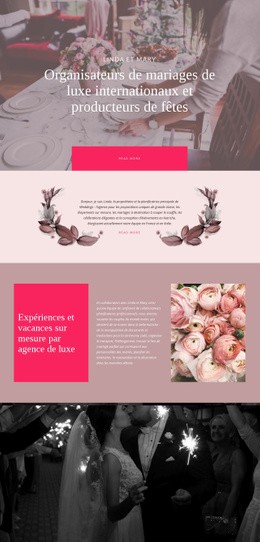 Mariage De Luxe - HTML Generator