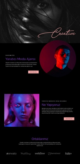 Yaratıcı Moda Ajansı - Açılış Sayfası