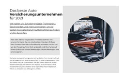 Beste Autoversicherung - Kreative Mehrzweckvorlage