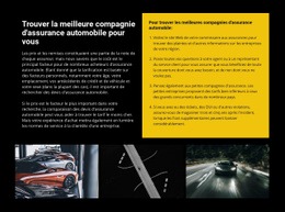 Conception De Site Prête À L'Emploi Pour Assurance Voiture