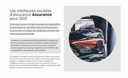 Meilleure Assurance Automobile - Conception Professionnelle Personnalisable