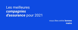 Une Assurance Fiable - Modèle De Fonctionnalité Joomla