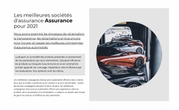 Page De Destination Du Site Web Pour Meilleure Assurance Automobile