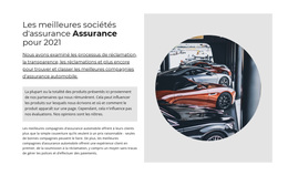 Site WordPress Pour Meilleure Assurance Automobile