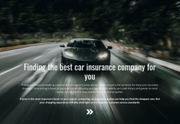 Free CSS For Insurance For Your Car