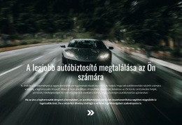 Biztosítás Az Autójára - HTML Oldalsablon