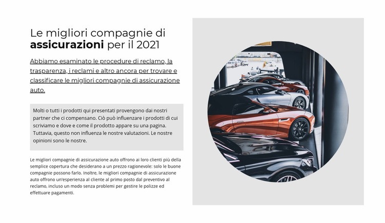 La migliore assicurazione auto Modello